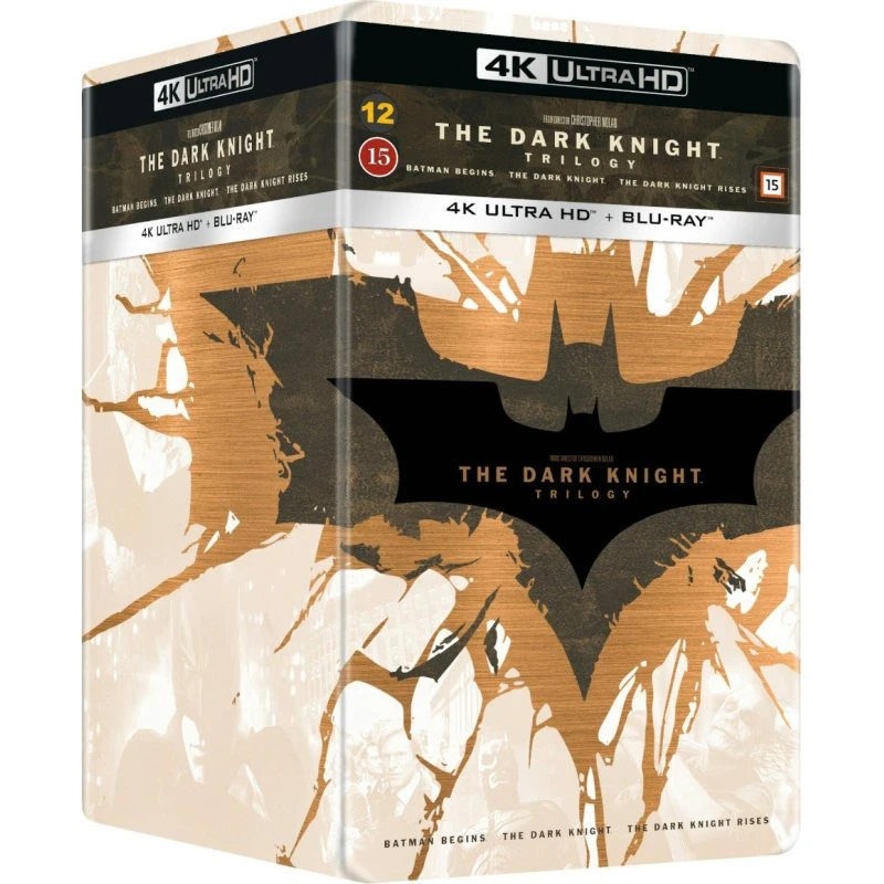 The Dark Knight Trilogy - Limited Steelbook 3x4K UHD + 6 Blu-ray