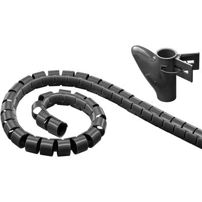 Deltaco Nylon Kabelskjulere 10m, 25mm, sort