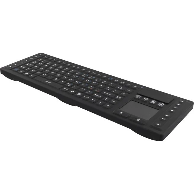 Deltaco Wireless Keyboard med Touchpad, IP65, Sort