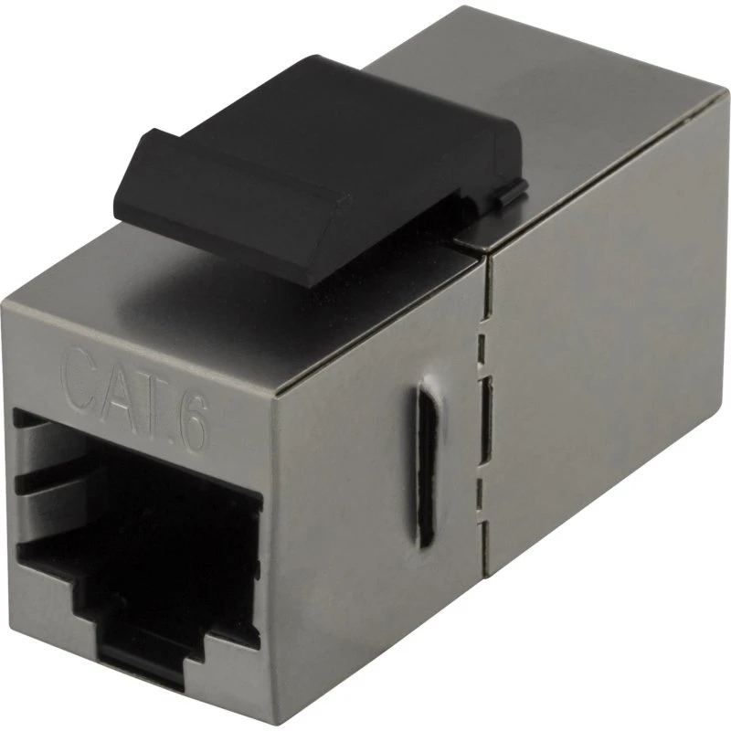 Deltaco MD-126 Cat6 RJ-45 Grå Modular Indlæg