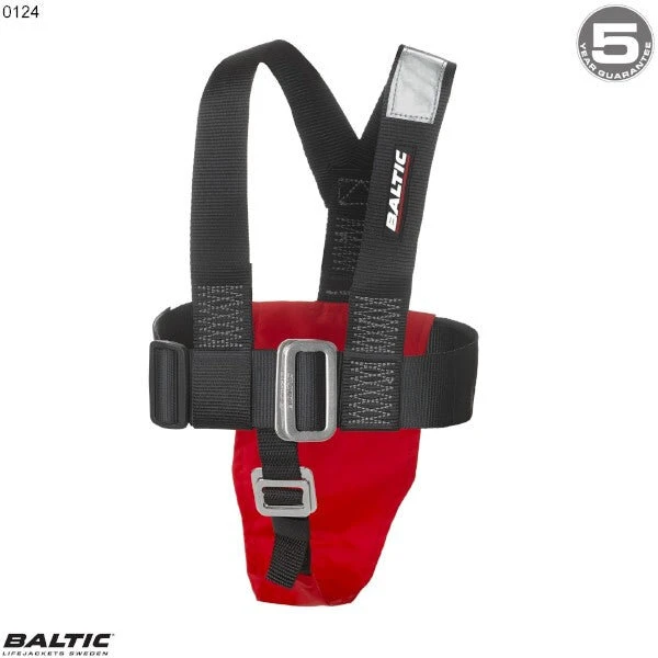 BALTIC Børne livsele Sort/Rød - op til 20 kg, EN ISO 12401