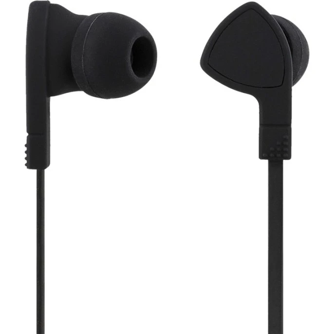 STREETZ HL-W102 In-ear høretelefon, sort, 3,5 mm, flad kabel