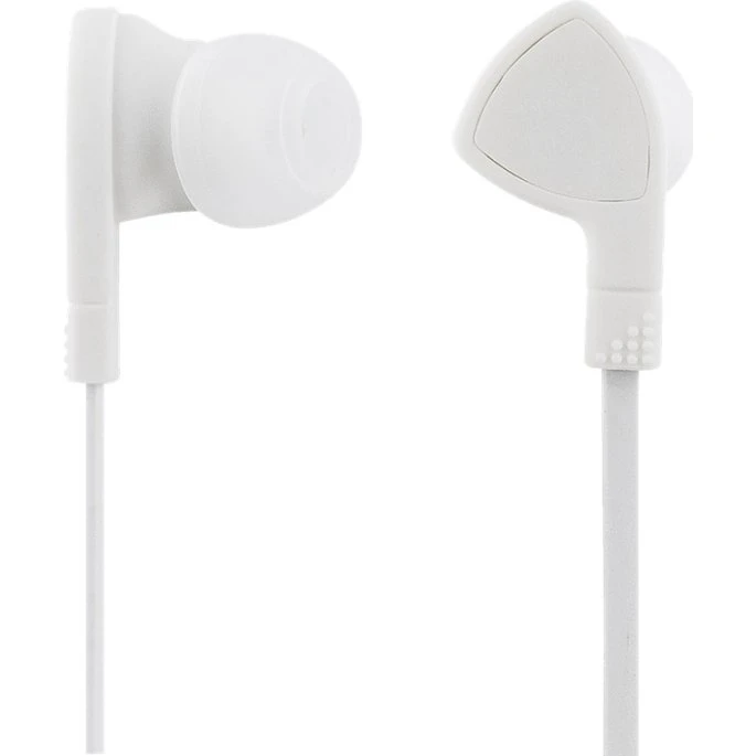STREETZ HL-W103 In-ear høretelefon, hvid, flad kabel