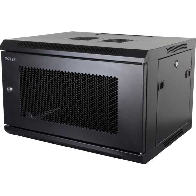 Toten 19-W6406P 6U Vægskab 600x450 mm, Sort