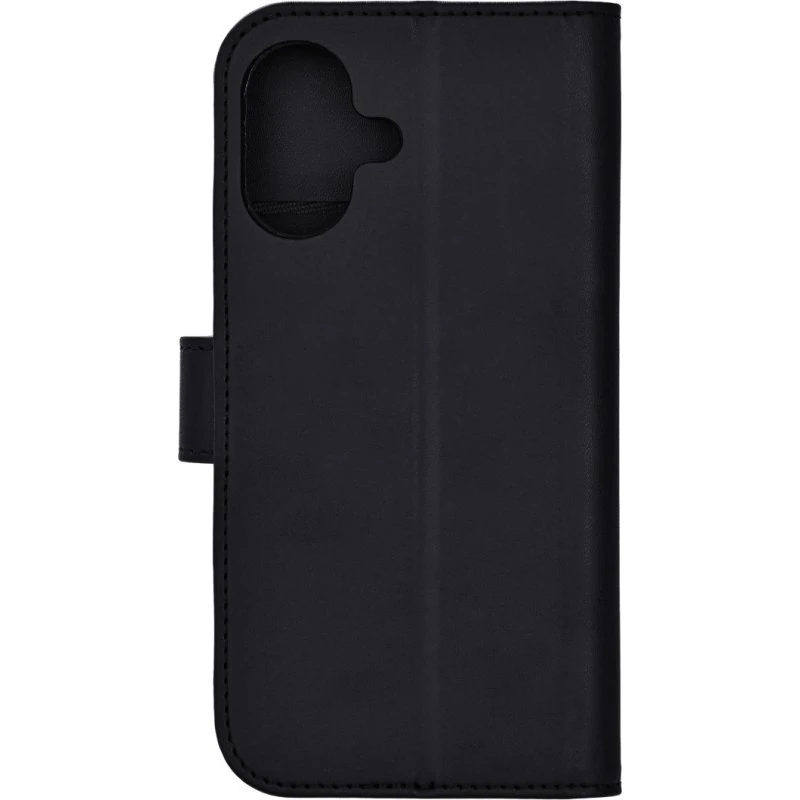 Deltaco Flip Cover til iPhone 17 – Sort, med stand-funktion