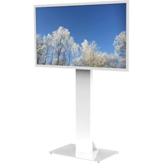HI-ND Floorstand Glass 49"-65" Gulvstativ, Hvid