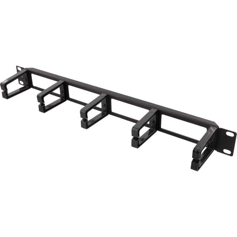 Deltaco 19-4 Kabelmanagementpanel 1U Sort