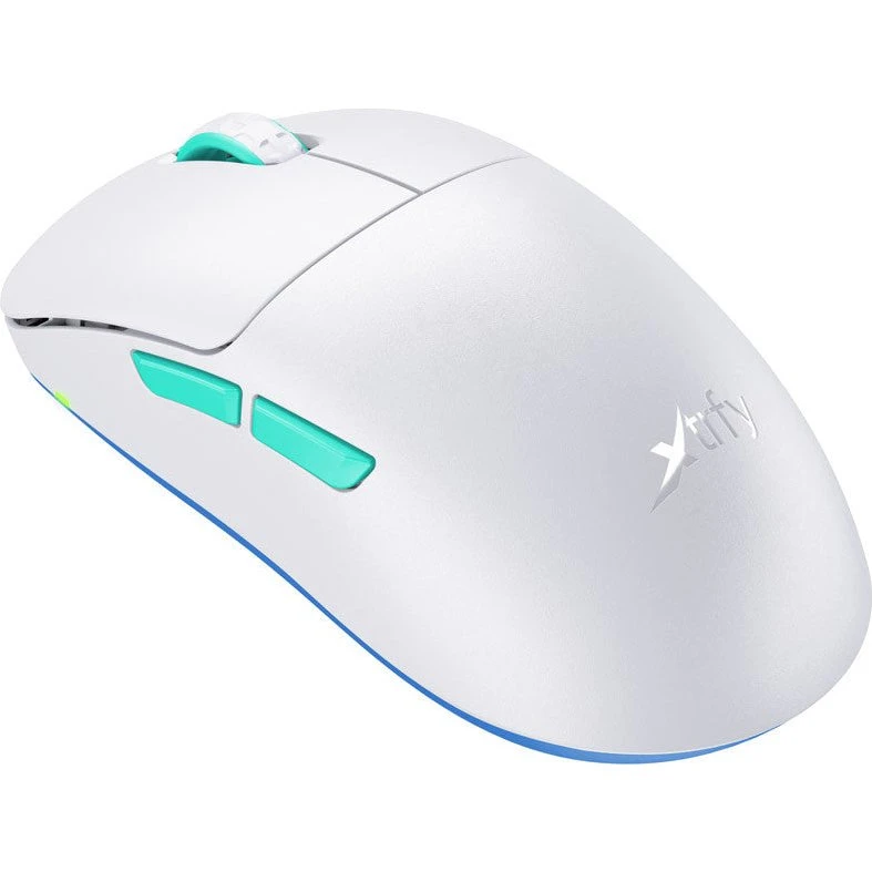 Xtrfy M8 Trådløs Gaming Mus Hvid, 26.000 DPI, 1 ms