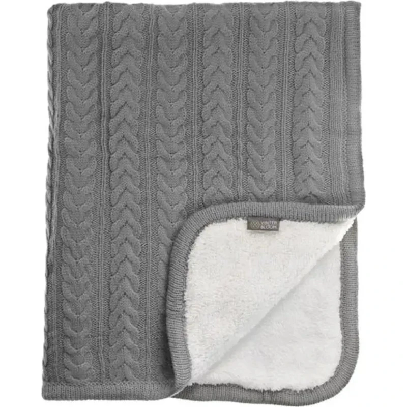 Vinter & Bloom Cuddly Dove Grey 100x80 cm