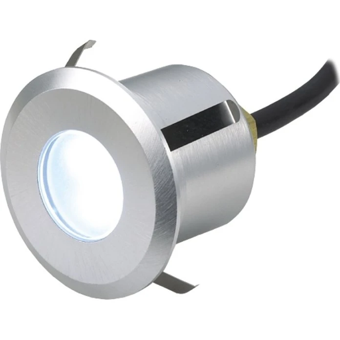 LightsOn Terra infældt armatur Alu, froset glas