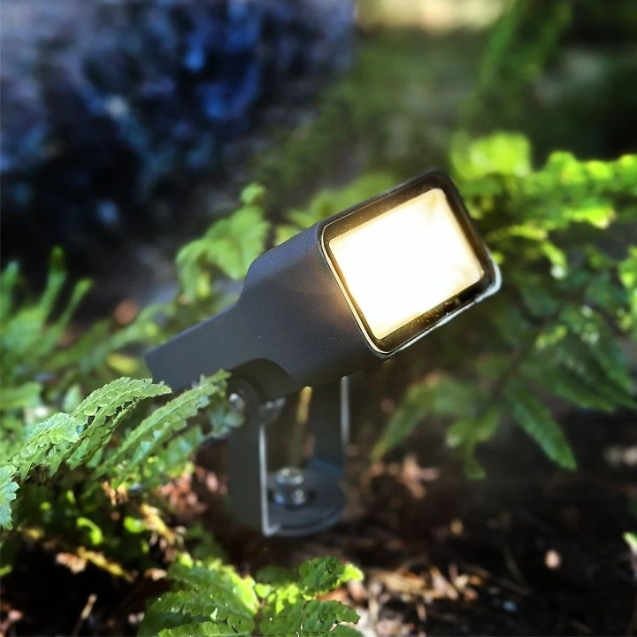 LightsOn Stella Markspot 6W 115° 560lm Mørkegrå