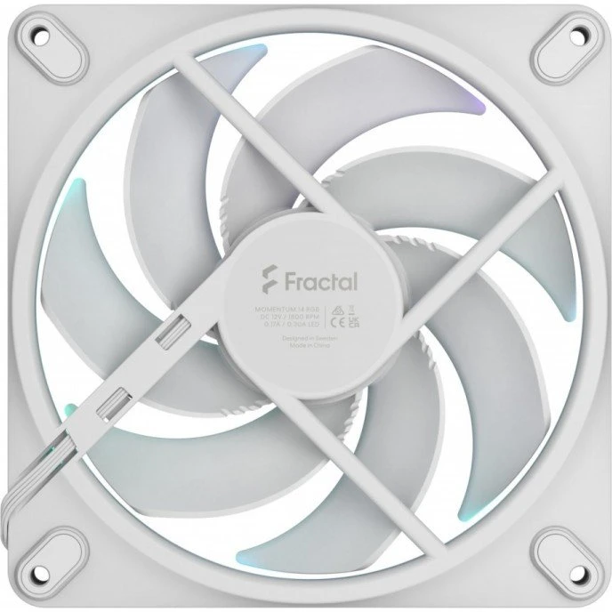Fractal Design Momentum 14 RGB Hvid 140 mm