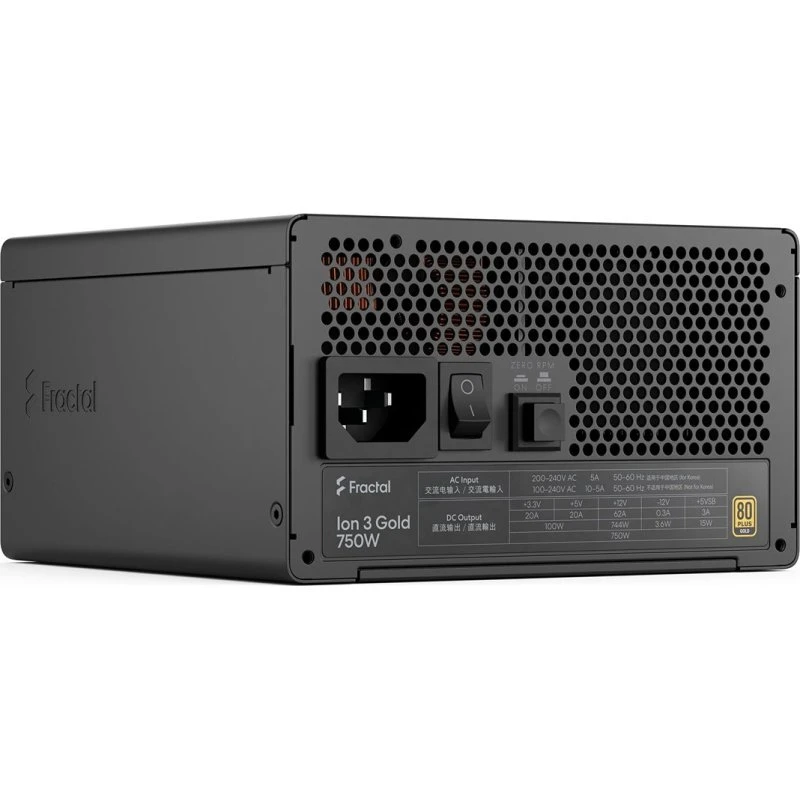 Fractal Design Ion 3 Gold 750W ATX 3.1 80 Plus Gold