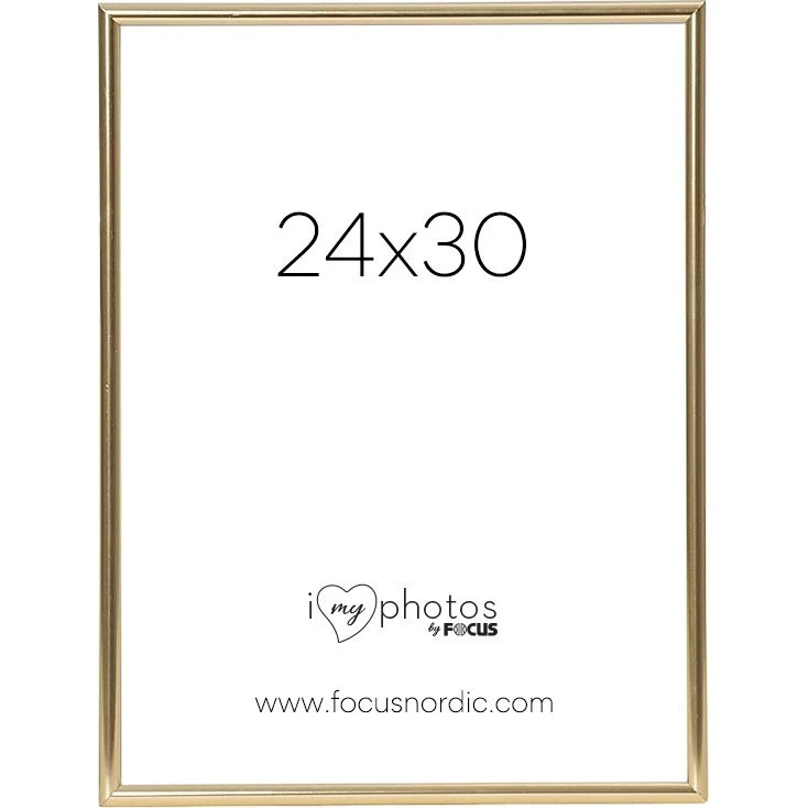 Focus Can-Can Billedramme 24x30 cm, Glansguld