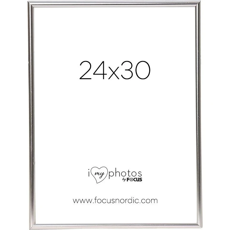 Focus Can-Can Billedramme 24x30cm Shiny Silver