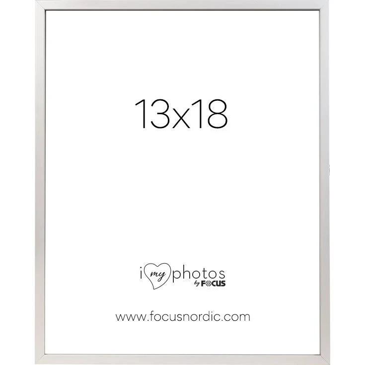 Focus Soul Billedramme, Hvid, 13x18 cm
