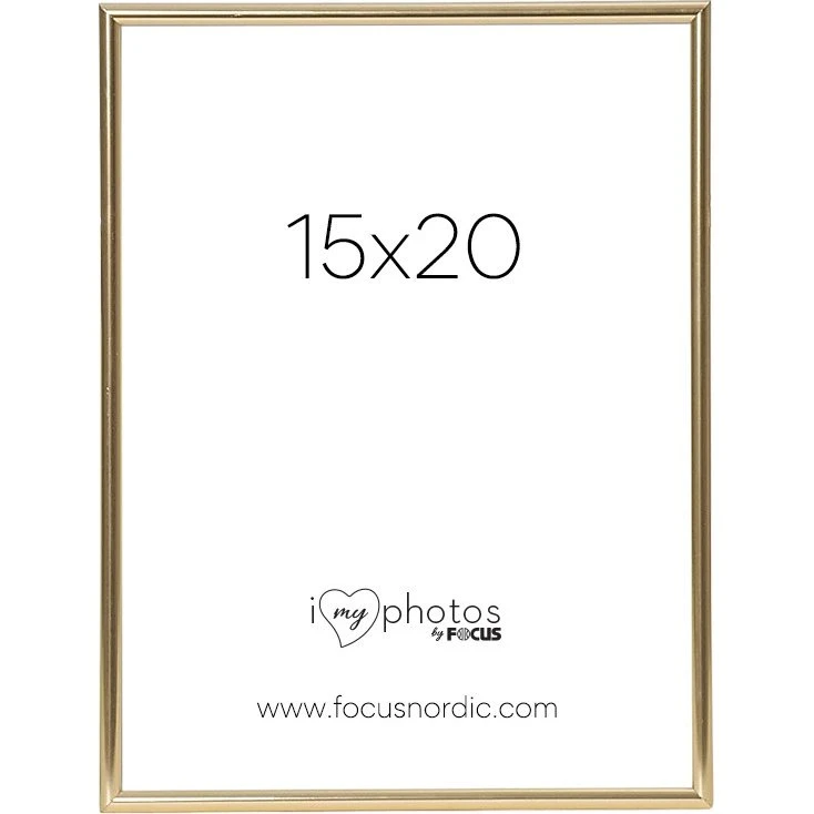 Focus Can-Can Billedramme 15x20cm Shiny Gold