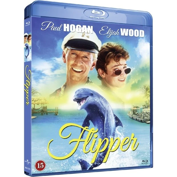 Flipper (1996) - Blu-ray med Paul Hogan og Elijah Wood