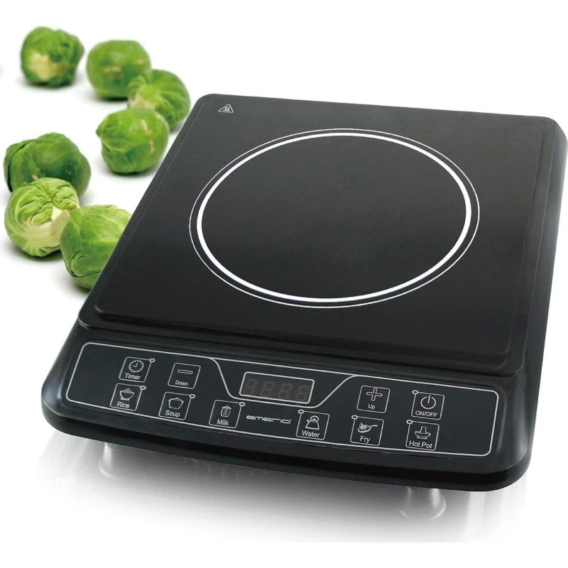 Emerio Induktionsplade 2000W med Timer