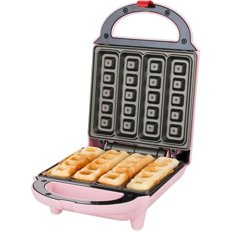 Emerio Belgisk Vaffeljern WM-122535, Pink, 460W