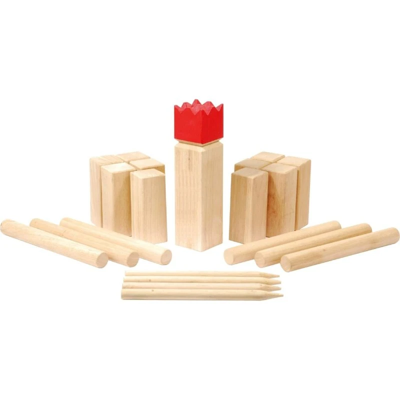 SportMe Original Kubb-Spil med Rød Konge