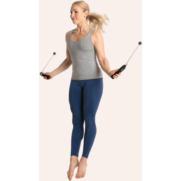 Swedish Posture Jump Rope Ropeless Digital, Sort