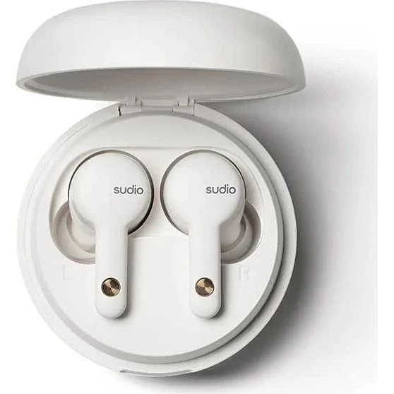 Sudio A2 Earbuds, Trådløse, ANC, 30 timer, Hvid