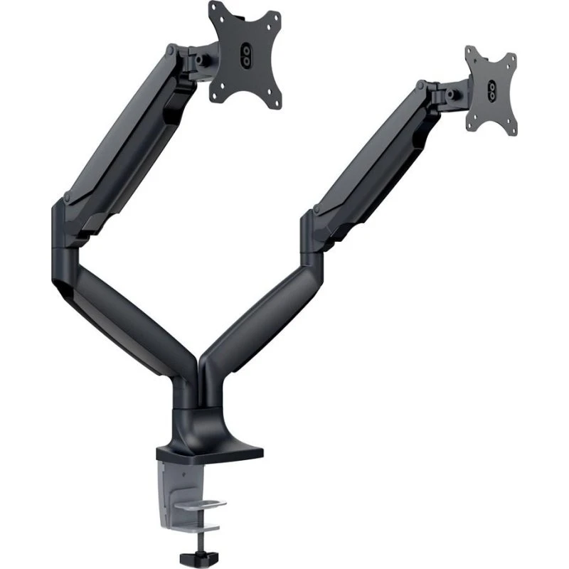 Multibrackets M Deskmount Gas Spring Dual Sort, 2-skærm bordmontering