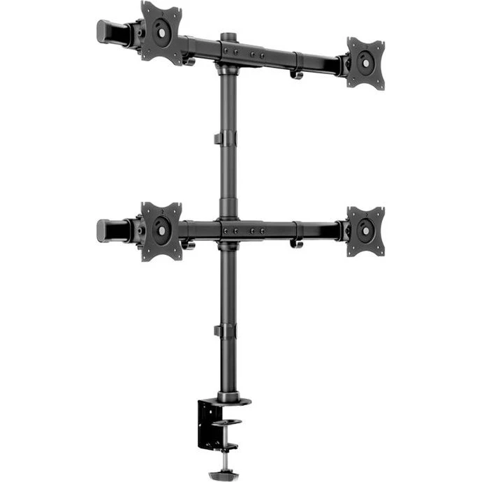 Multibrackets M Deskmount Basic Quad, 4-skærm bordmontering, sort