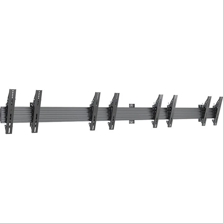Multibrackets M Pro MBW4X1U – 4-skærm vægmontering, sort, 32"-50"