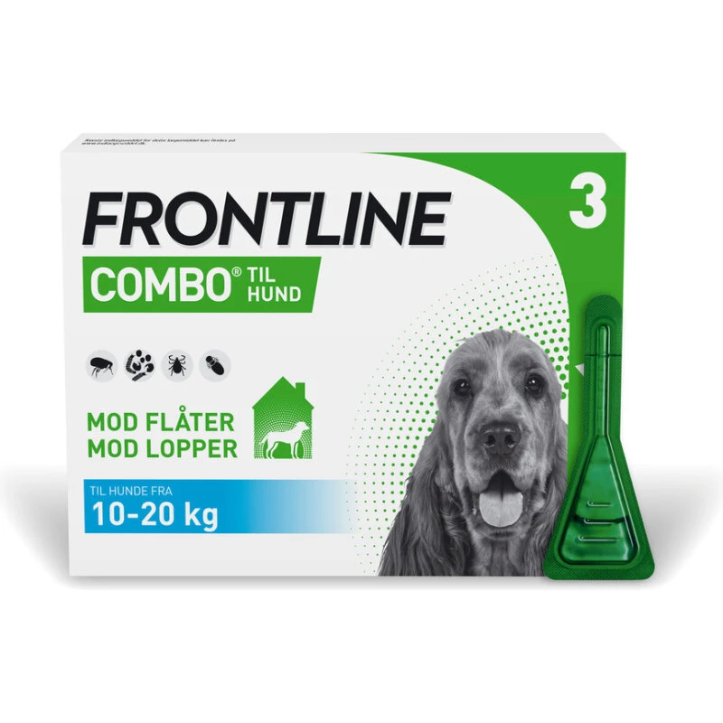 Frontline Combo Hund 10–20 kg, 3 stk