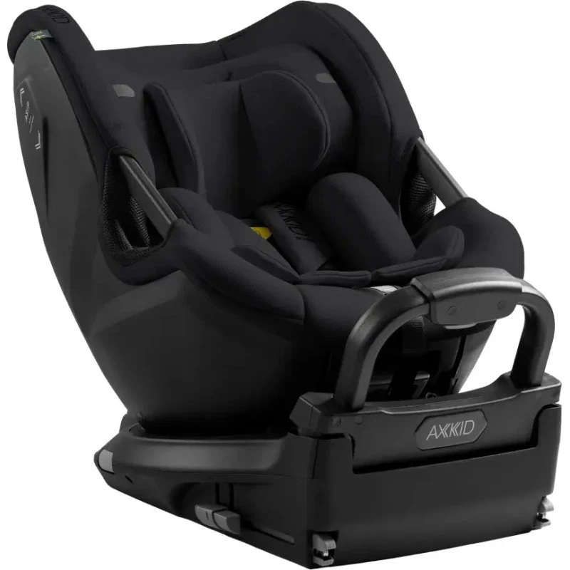 Axkid Spinkid 2 180° Drejbar Autostol, Sort, 40–105 cm