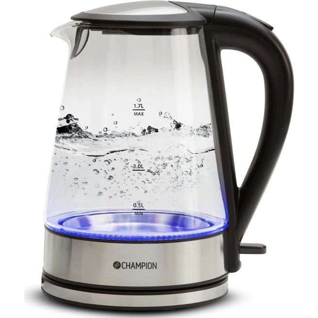 Champion VK220 1,7L Vattenkokare Glas