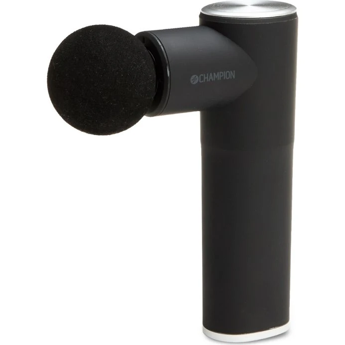 Champion Compact Power Massagepistol 3300RPM, 4 Niveauer, Svart