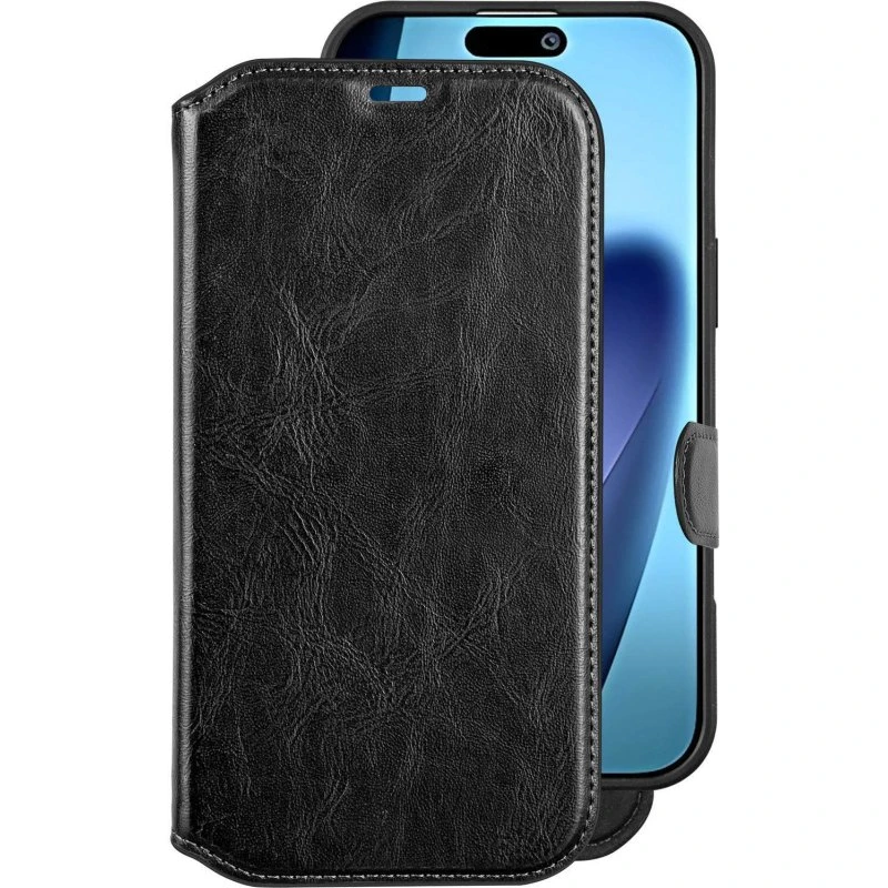Champion 2-i-1 Slim Wallet Cover til iPhone 17 Air, Sort