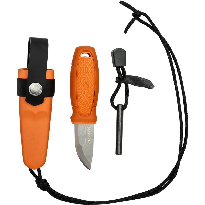 Morakniv Eldris med tændstål-kit, burnt orange (S)