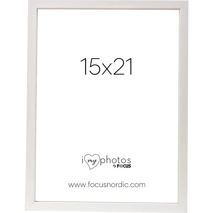Focus Rock Billedramme Hvid 15x21 cm