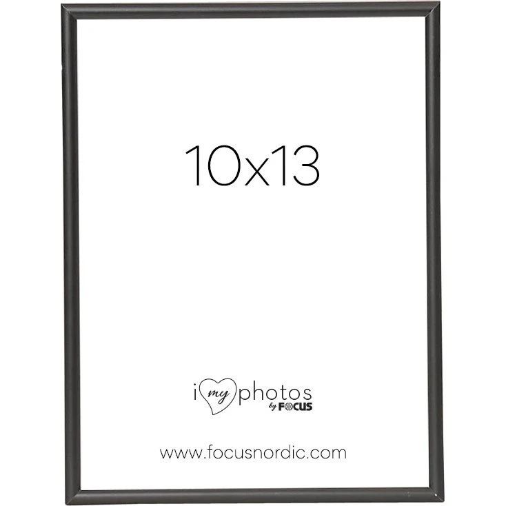 Focus Can-Can Billedramme 10x13cm Aluminium Sort