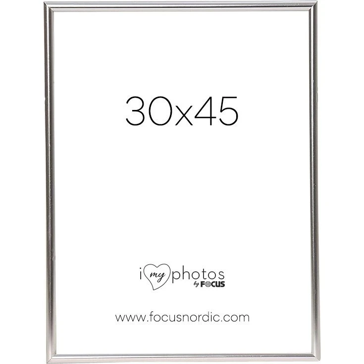Focus Can-Can Billedramme 30x45cm Shiny Silver