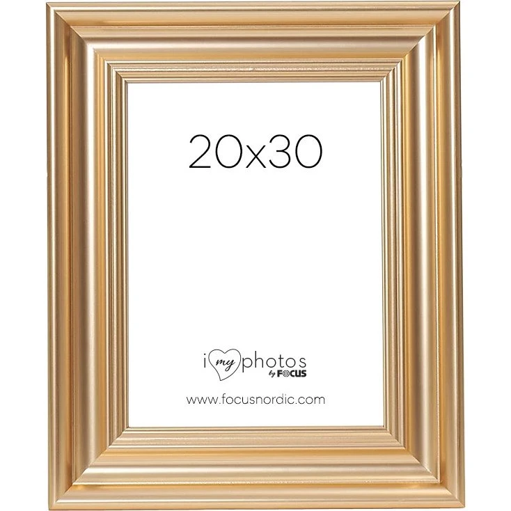 Focus Charleston Billedramme 20x30cm Guld