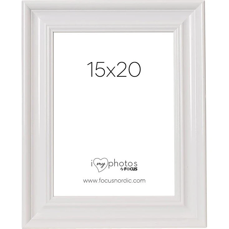 Focus Charleston Billedramme 15x20cm Hvid