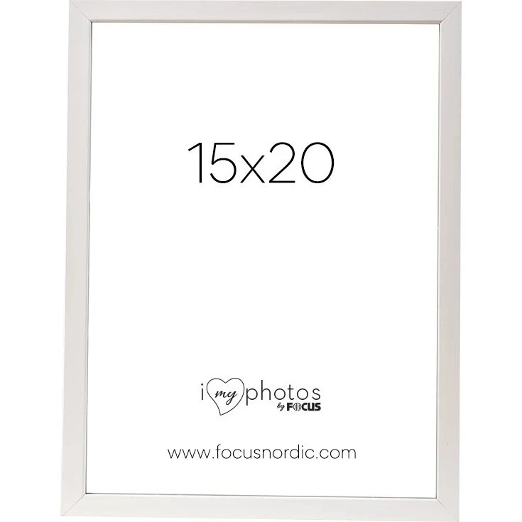 Focus Rock Billedramme Hvid 15x20 cm