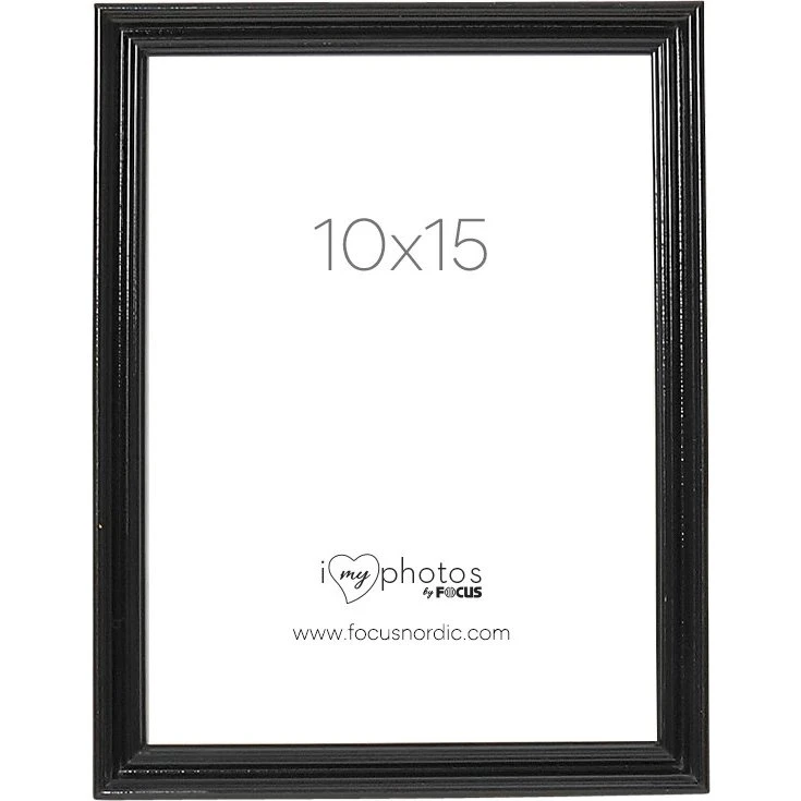 Focus Verona Billedramme 10x15cm Sort