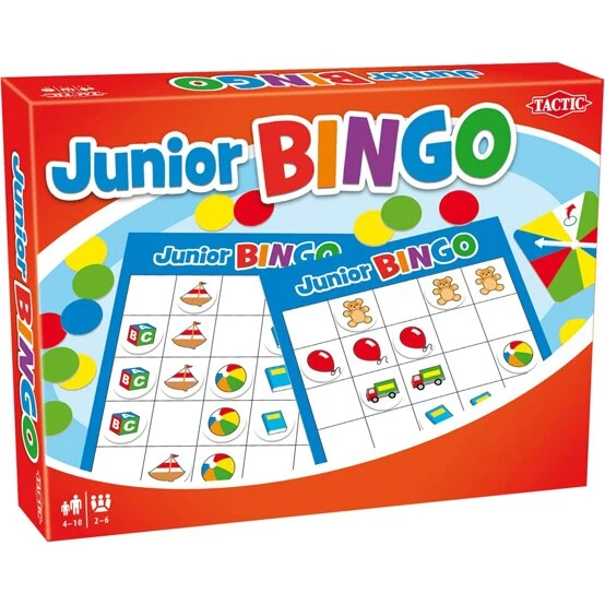 TacTic Junior Bingo – bingospil for børn (fra 4 år)