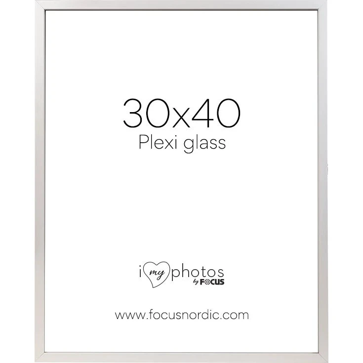 Focus Soul Hvid Plexi Billedramme 30x40 cm