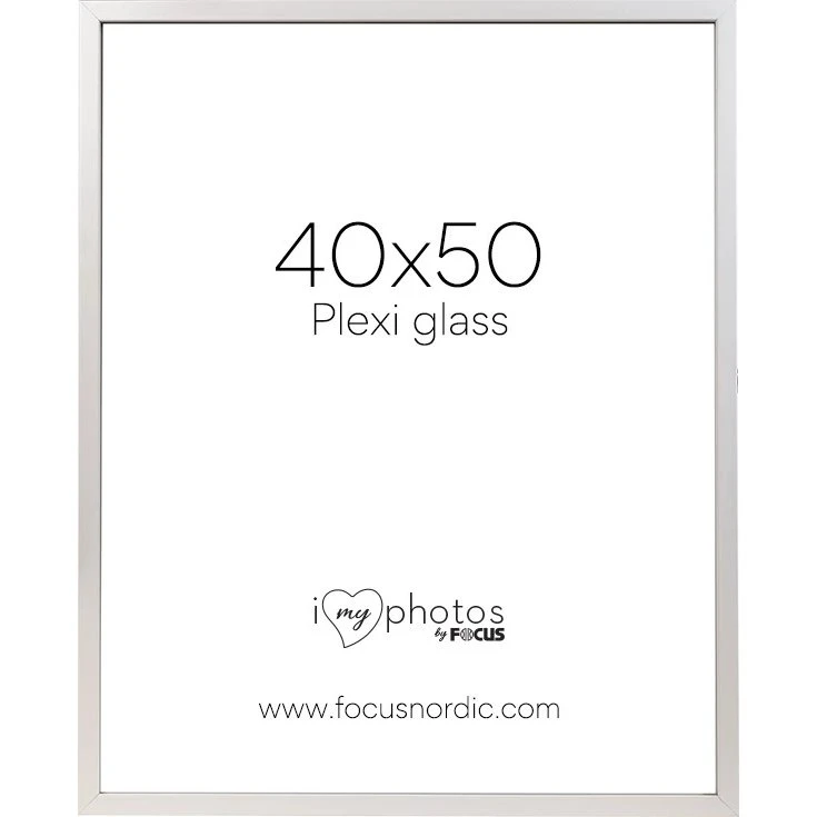 Focus Soul Hvid Plexi Billedramme 40x50 cm