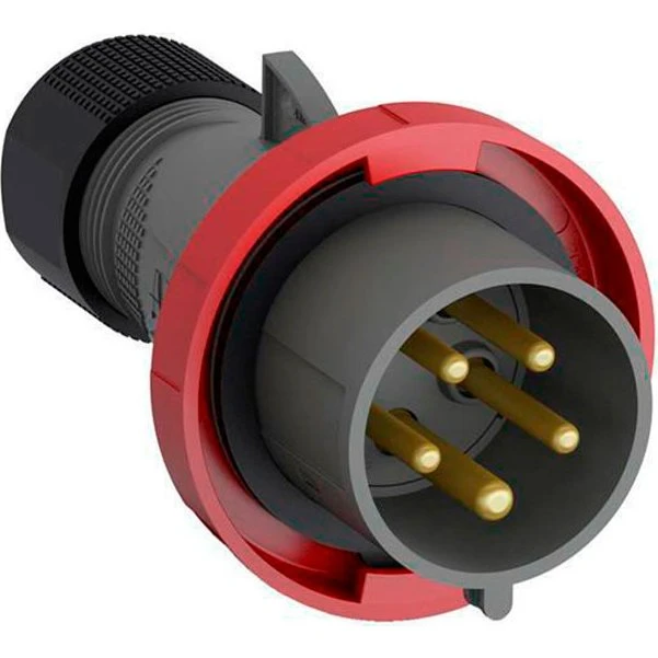 ABB CEE Stikprop 5-poles 16A 415V IP67 Rød