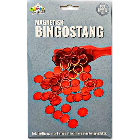 Games for fun magnetisk bingostang – rød