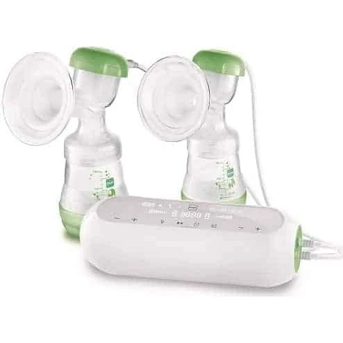 MAM 2-i-1 Dobbelt Elektrisk Brystpumpe med Genopladeligt Batteri