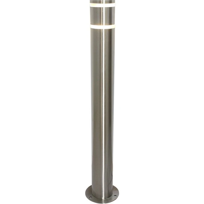 Nils Bollard 80cm E27 Dæmpbar Aluminium (Hvid/Børstet Stål/Antracitgrå)